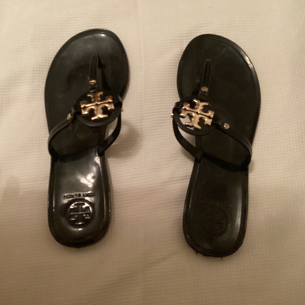 ✨Black Tory Burch Jelly Sandals✨